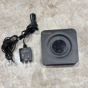 Black VoIP Vonage Home Phone Adapter - Grandstream